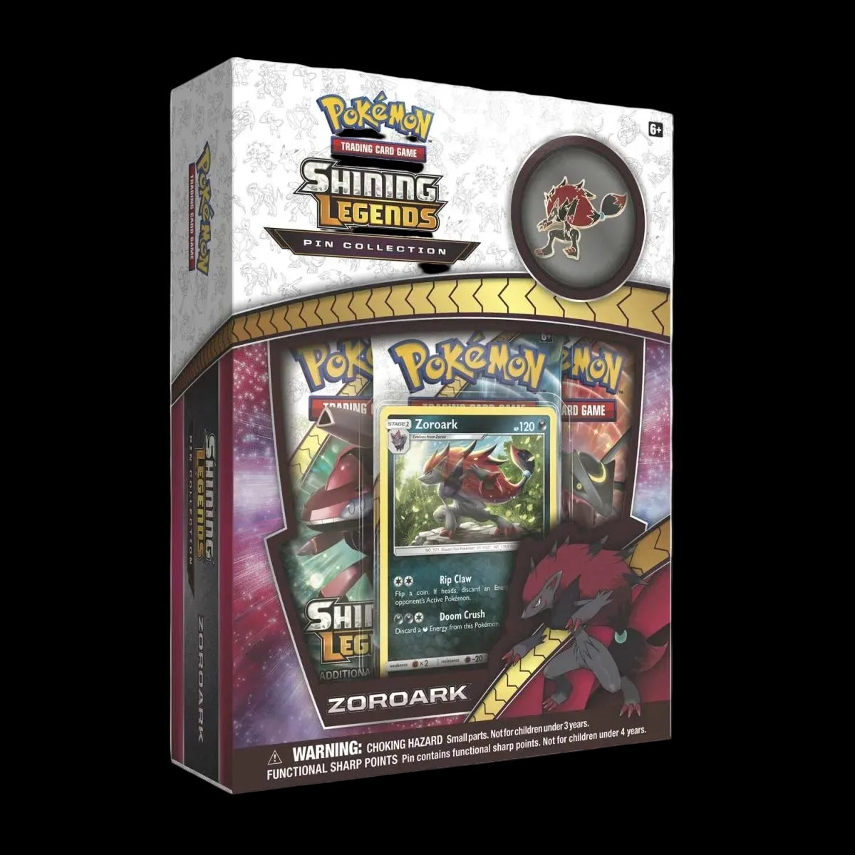 Collection d'épingles Zoroark Légendes brillantes