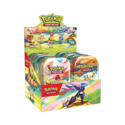 Pokémon Vibrant Paldea Mini Tin Display