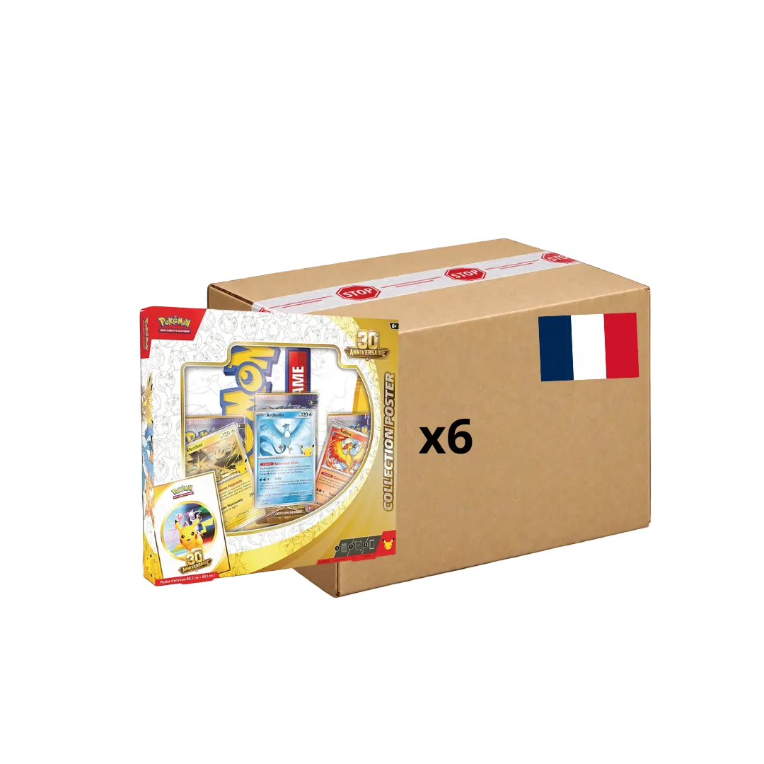 Coffret de collection scellé de posters du 30e anniversaire (français)