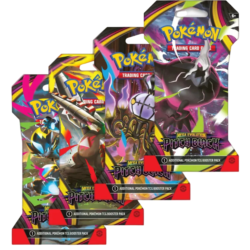 Pitch Black Sleeved Booster Pack