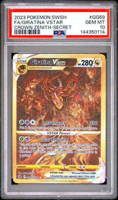 PSA 10 FA/GIRATINA VSTAR CROWN ZENITH