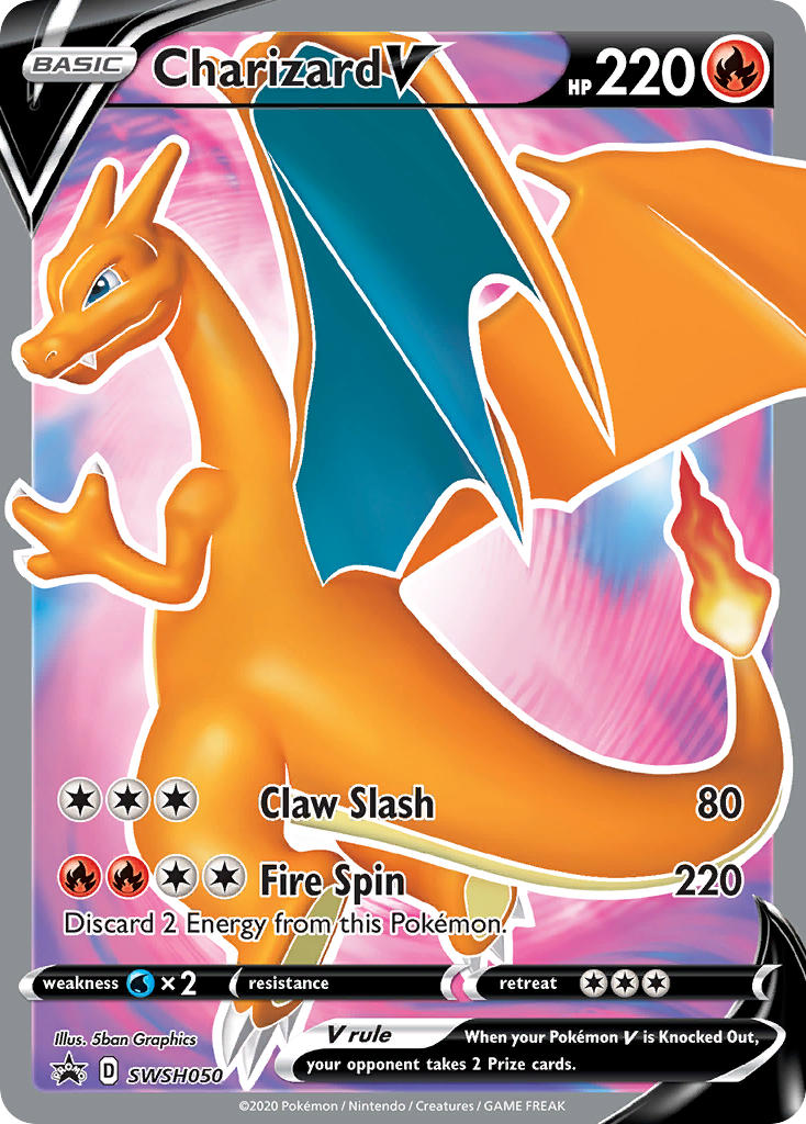 PSA 10Charizard V #SWSH050 SWSH Black Star Promo