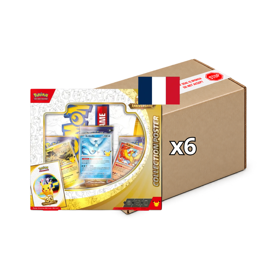 Sealed Case 30th Celebration French Poster Collection Boxes