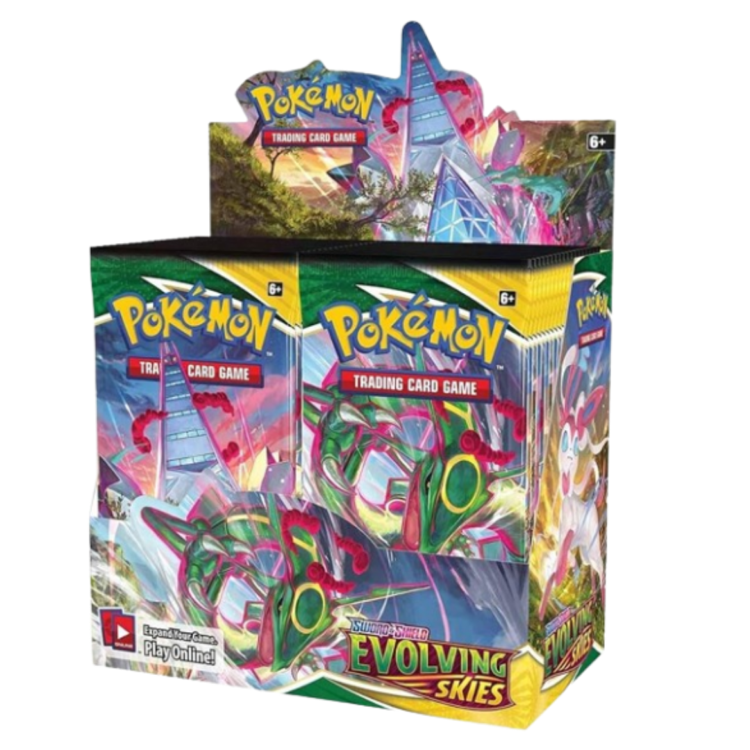 evolving skies booster box first print Evolving Skies Booster Box (First Print)