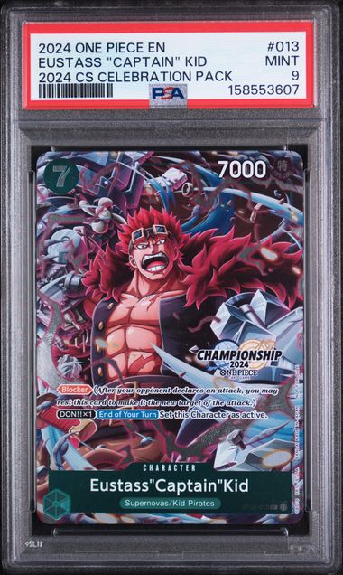PSA 9 CHAMPIONSHIP 2024 CELEBRATION PACK EUSTASS "CAPTAIN" KID