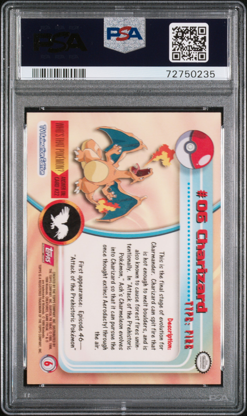 PSA Card Back