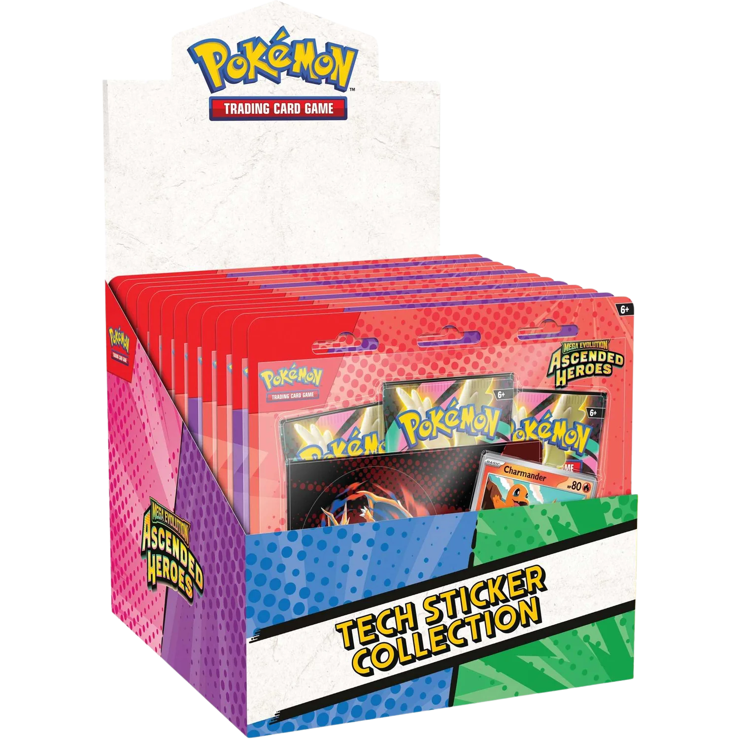 Ascended Heroes Tech Sticker Display of 12