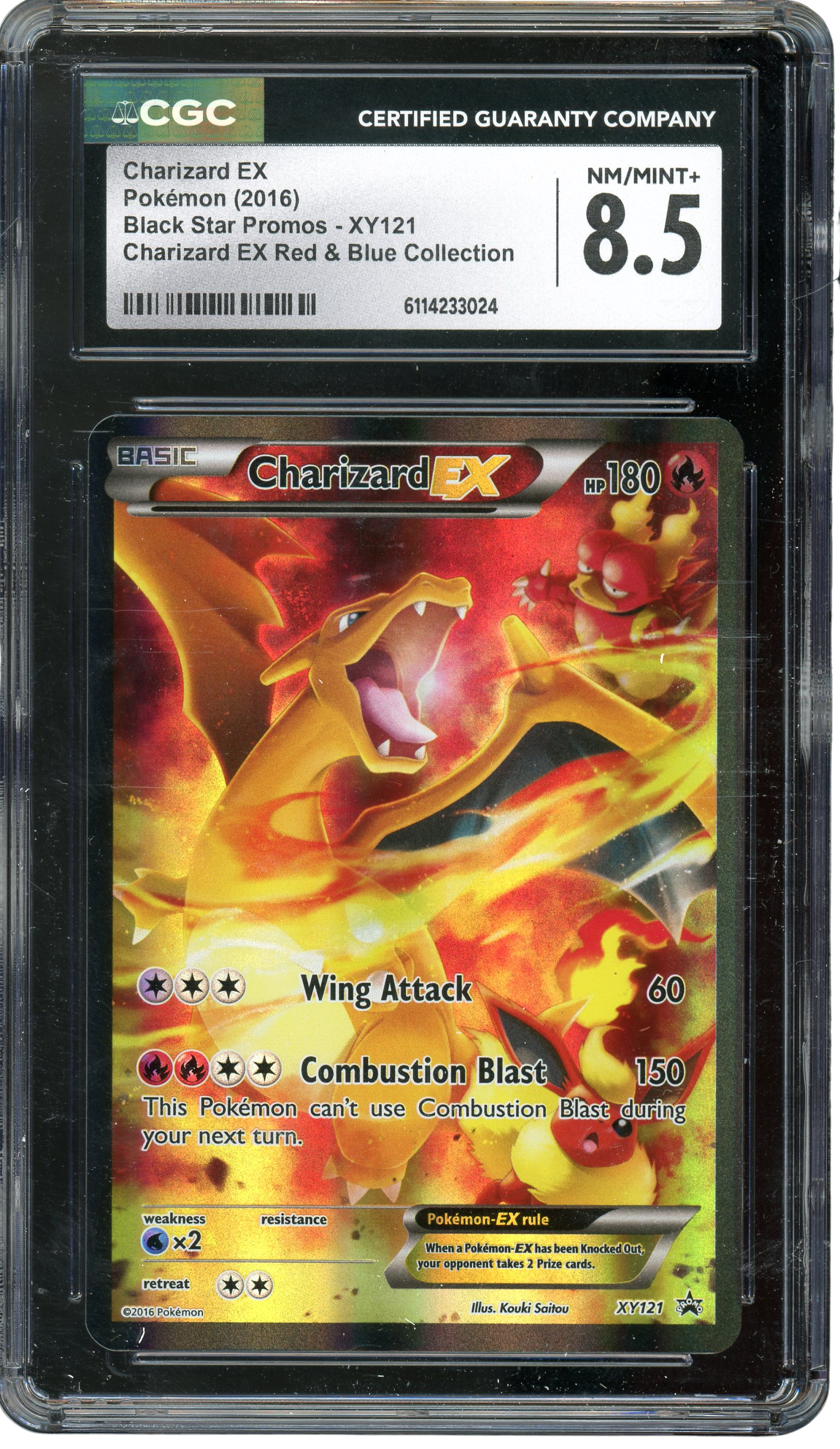 CGC 8.5 CHARIZARD EX BLACK STAR PROMOS