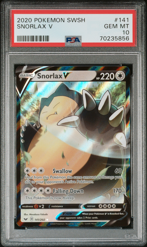 PSA 10 SNORLAX V