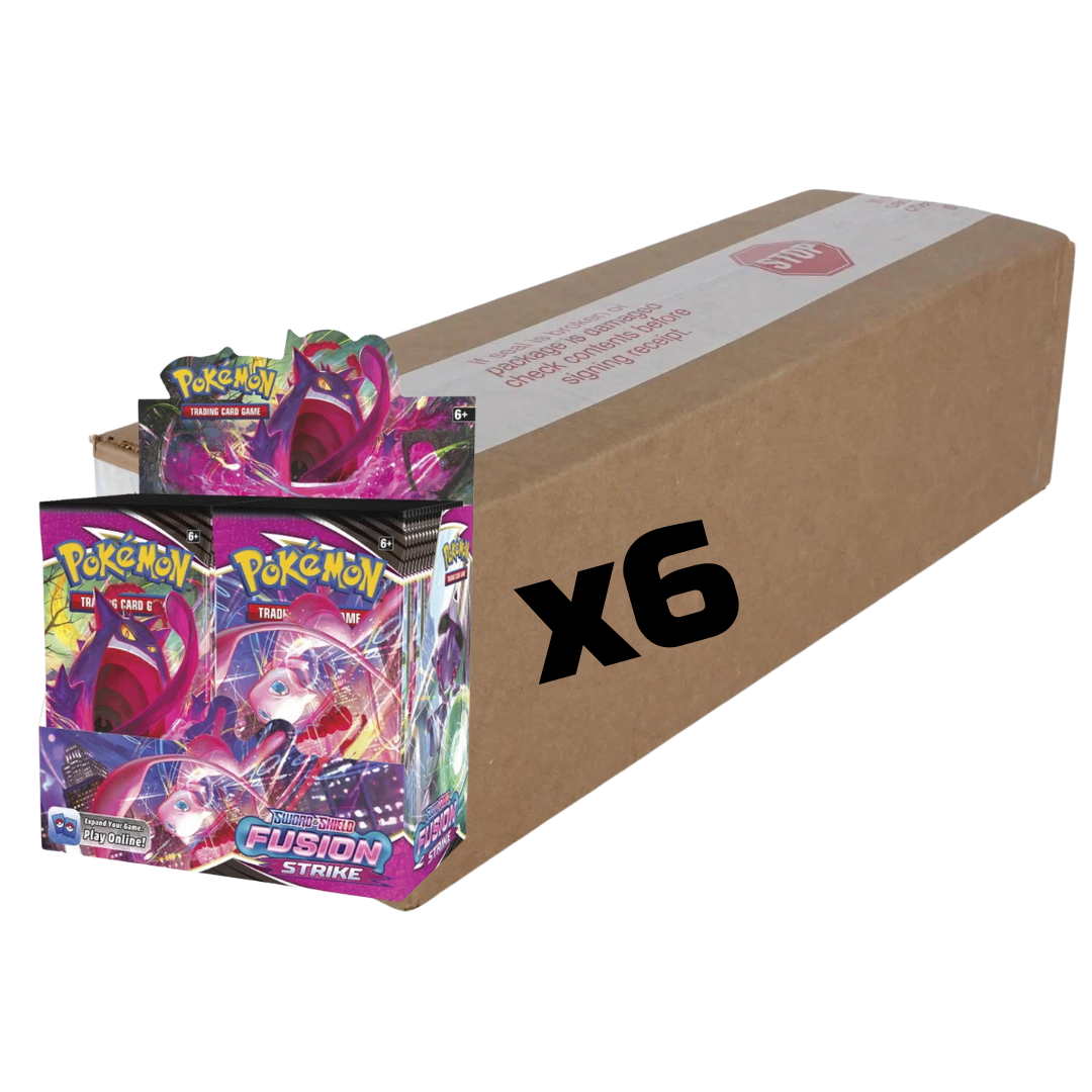 Sword & Shield Fusion Strike Case of 6 Booster Boxes