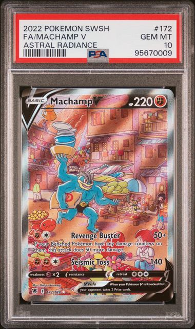 PSA 10 FA/MACHAMP V ASTRAL RADIANCE