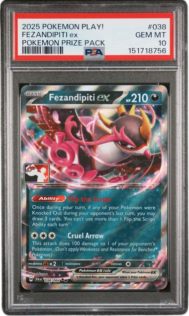 PSA 10 FEZANDIPITI EX PRIZE PACK