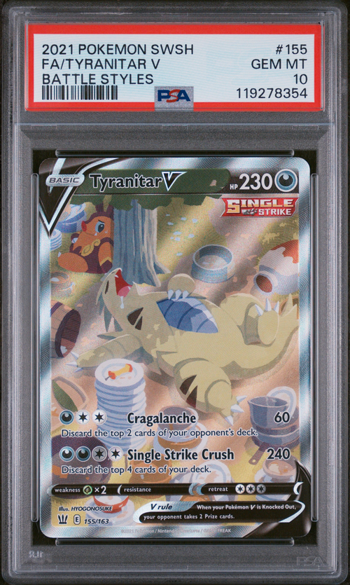 PSA Card Front