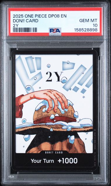 PSA 10 ONE PIECE DOUBLE PACK VOLUME 8 DON!! CARD 2Y