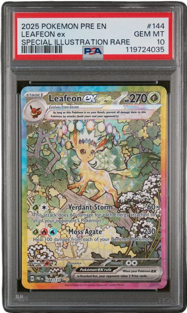 PSA 10 Leafeon Ex Prismatic Evolutions
