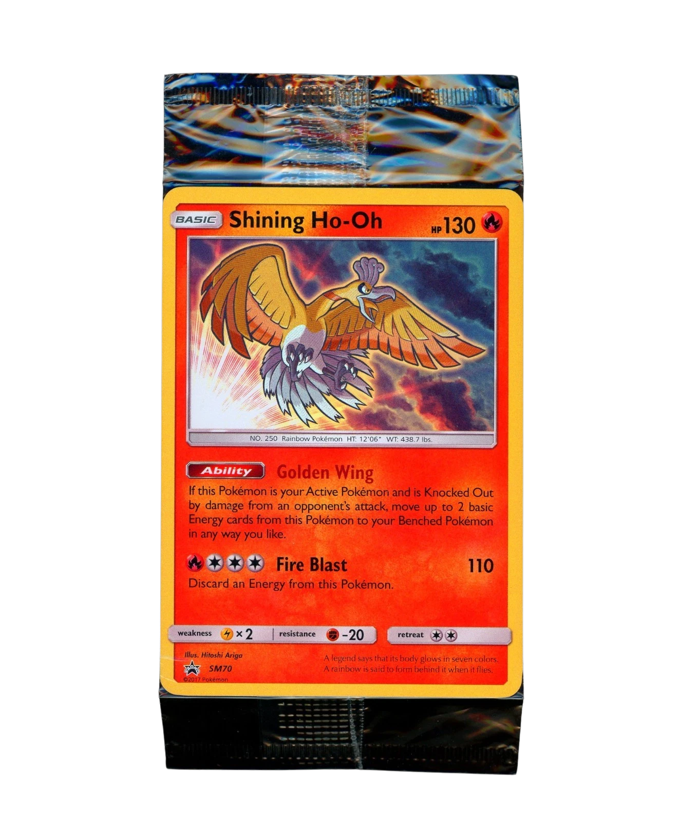 Shining Ho-Oh (SM70) Black Star Promo - SEALED