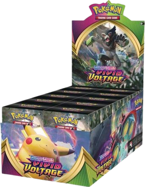 vivid voltage booster box for sale Amazon.com: Pokemon Sword & Shield Vivid Voltage Booster Box main image 0