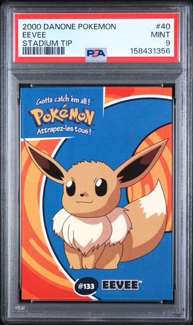 PSA 9 EEVEE DANONE STADIUM TIP