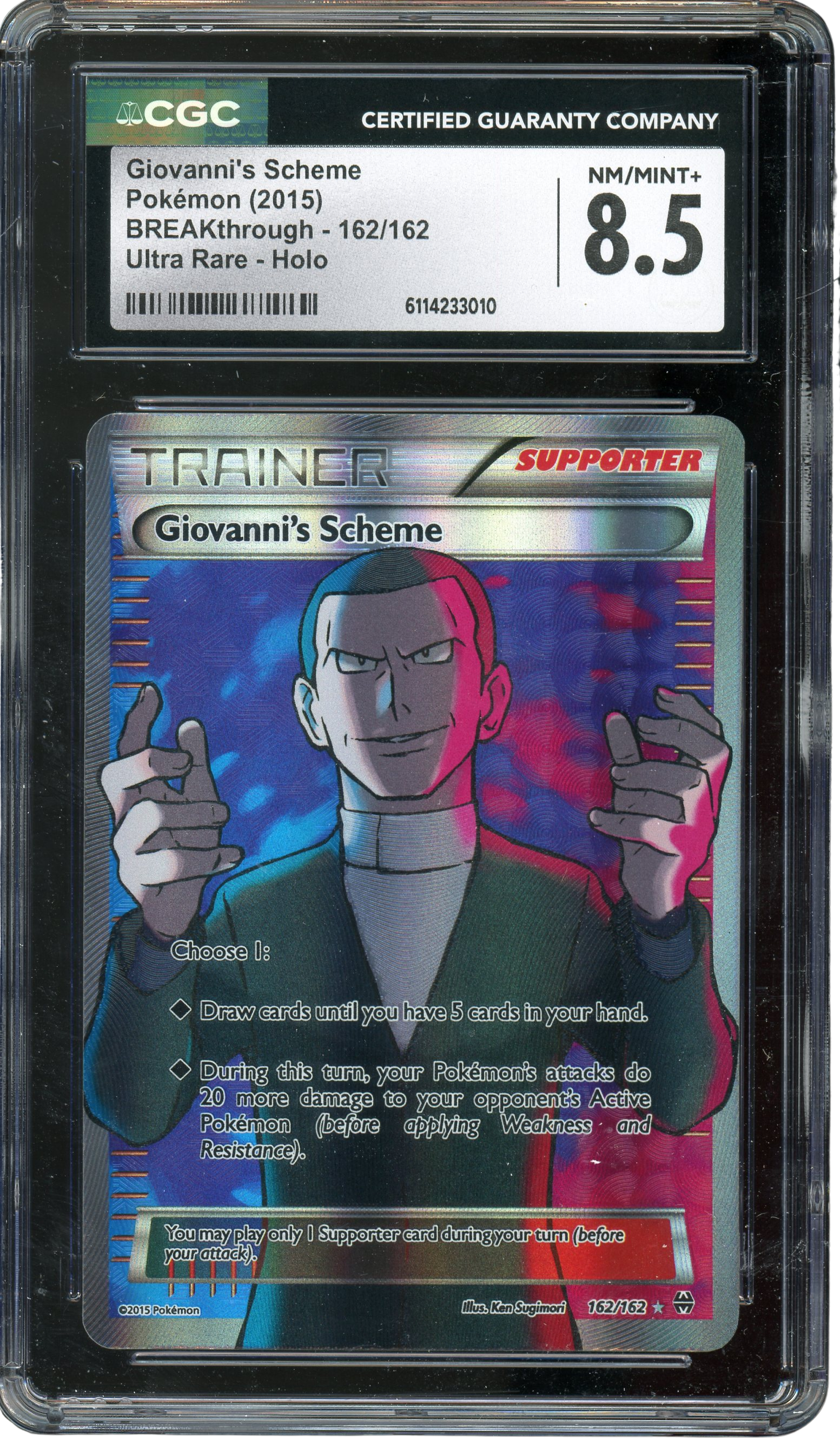 CGC 8.5 GIOVANNI'S SCHEME BREAKTHROUGH
