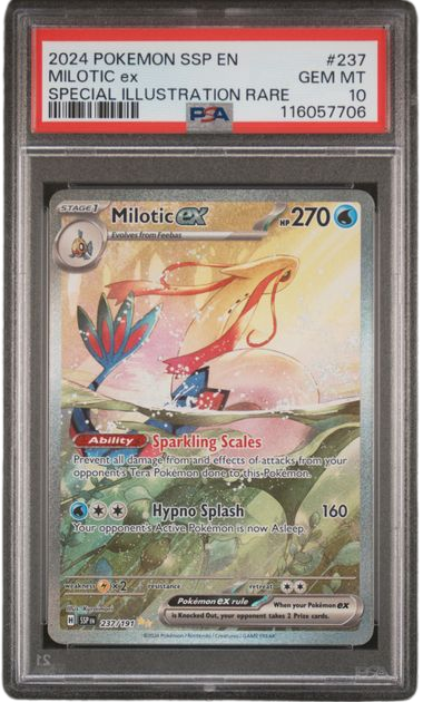 PSA 10 Milotic Ex Surging Sparks