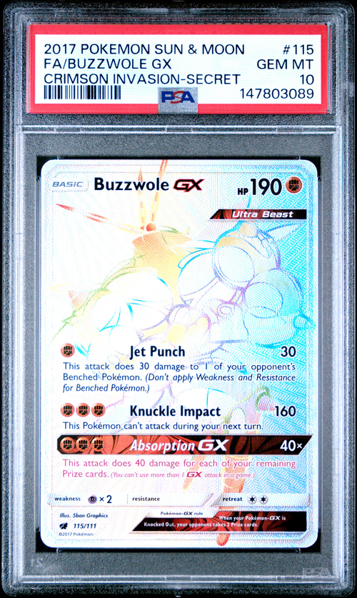 PSA Card Front