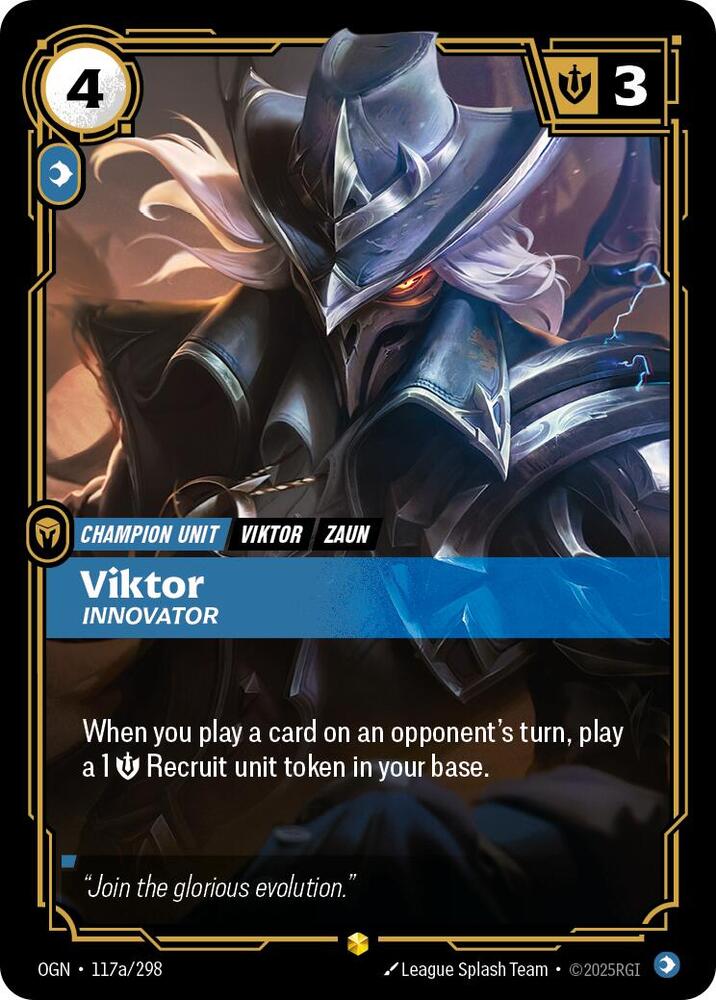 Viktor, Innovator (Alternate Art) - Origins (OGN)