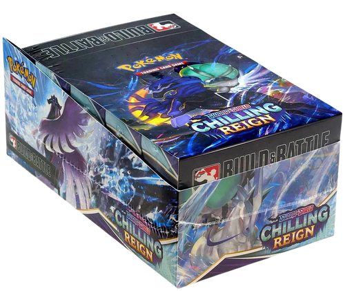 pokemon chilling reign booster box price Display of 10 Chilling Reign Build & Battle
