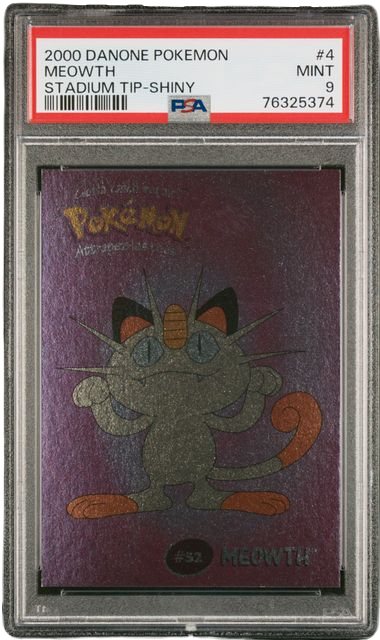PSA 9 MEOWTH SHINY STADIUM TIP