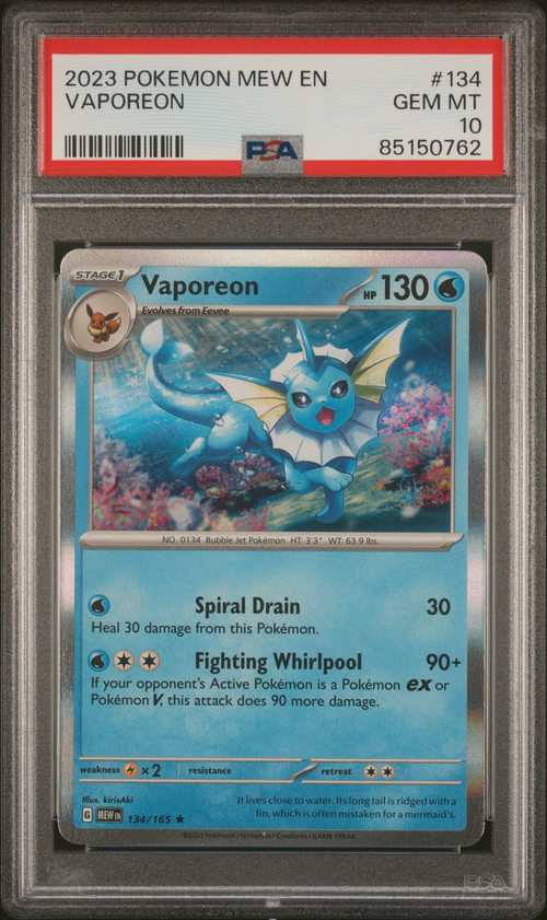 PSA Card Front