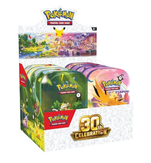 30th Celebration Mini Tin Display
