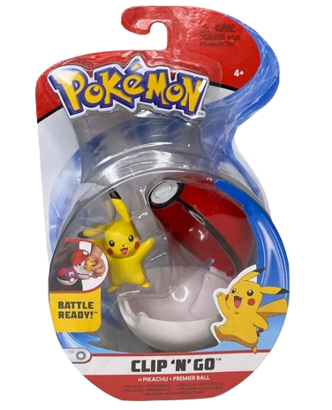 Pokemon Clip 'N' Go : Pikachu, Eevee, Munchlax (Individual)