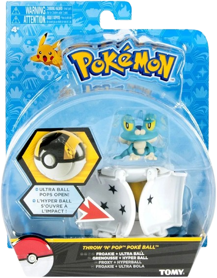 Pokemon Throw 'N' Pop Figures: Pikachu, Rotom, Fennekin and more (Individual)