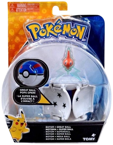Pokemon Throw 'N' Pop Figures: Pikachu, Rotom, Fennekin and more (Individual)