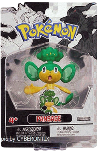 Pokemon Black & White Series Action Figures : Axew, Pensage, Deerling (Individual)