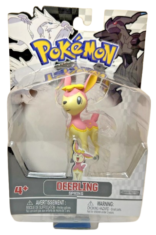 Pokemon Black & White Series Action Figures : Axew, Pensage, Deerling (Individual)