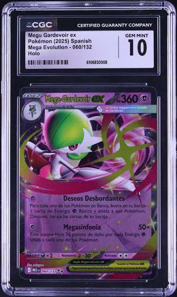 CGC 10 MEGA GARDEVOIR EX MEGA EVOLUTION