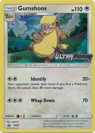 Gumshoos - Sun & Moon Ultra Prism - Pre release STAFF Promo - SM97 (LP)