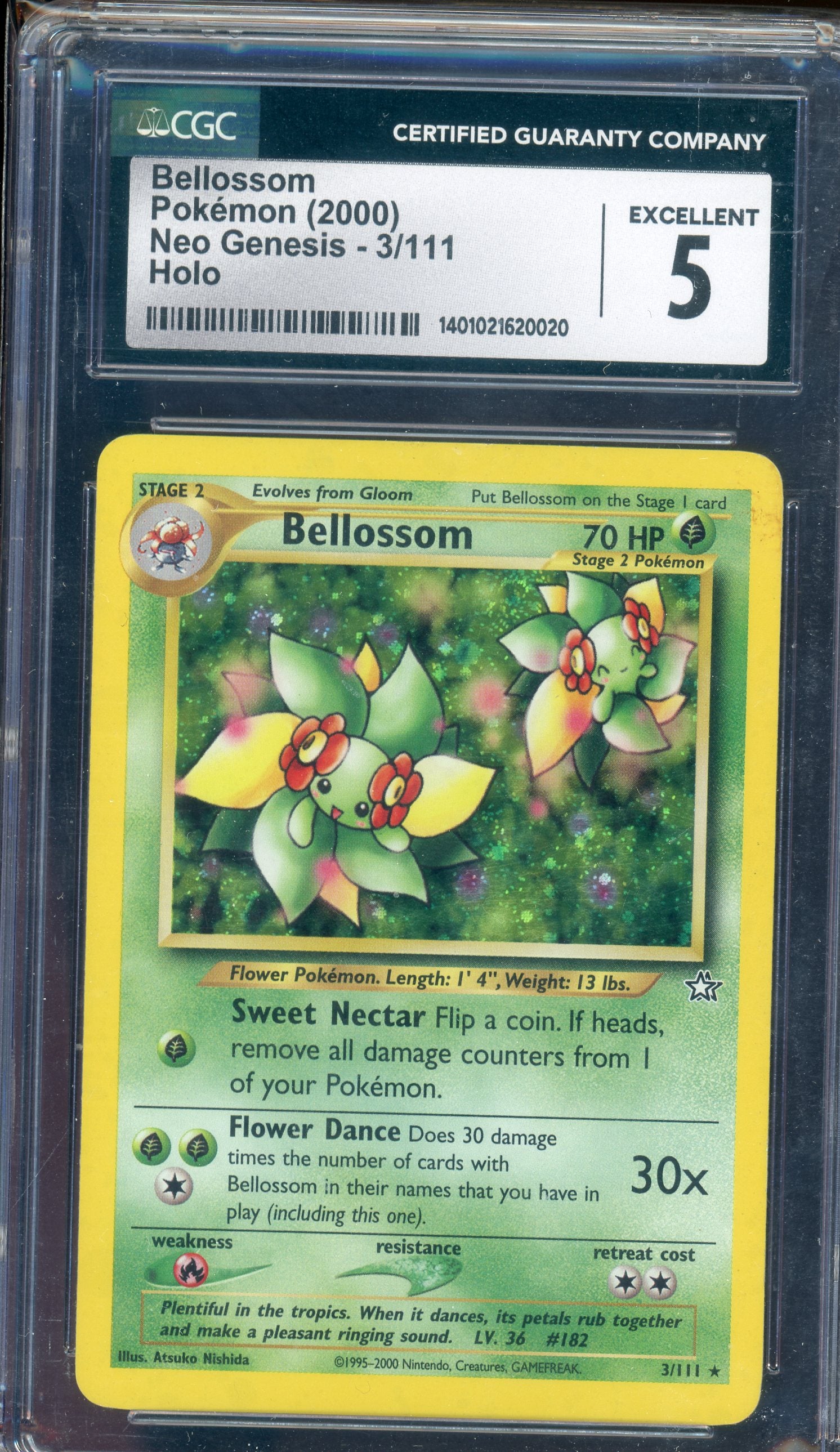 CGC 5 BELLOSOM HOLO NEO GENESIS