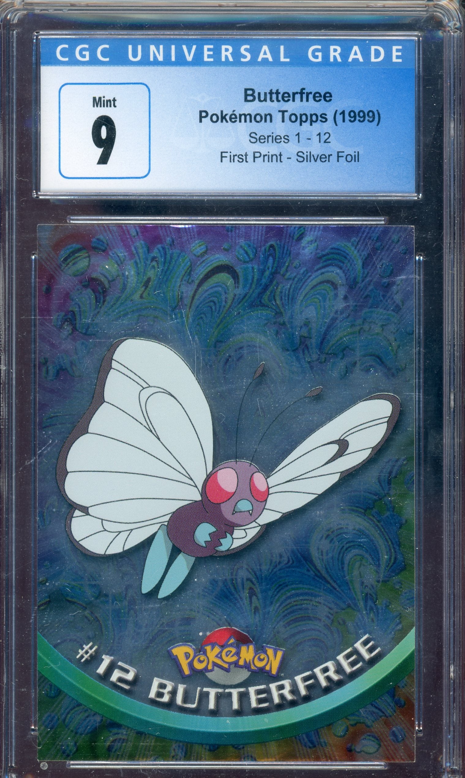CGC 9 BUTTERFREE TOPPS SILVER FOIL