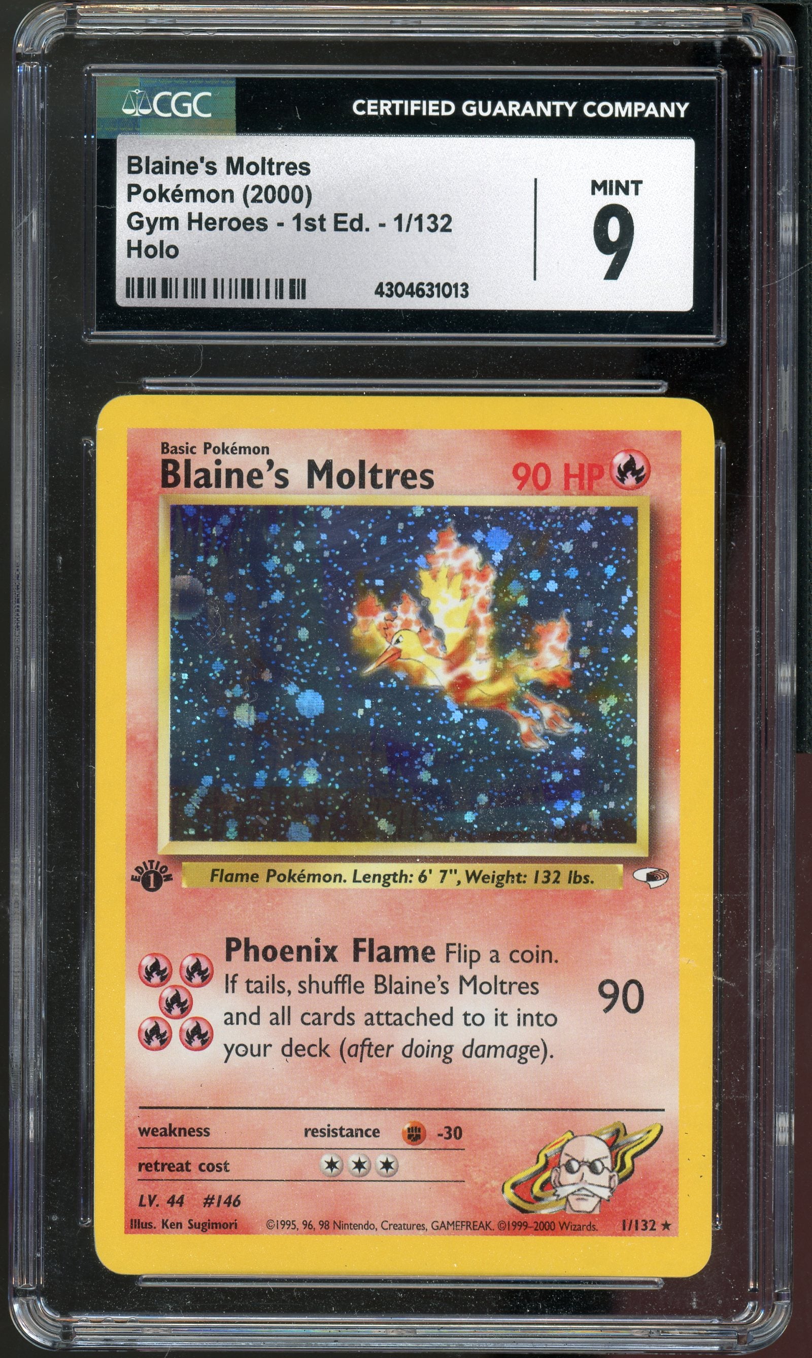 CGC 9 BLAINE'S MOLTRESS 1ST ED