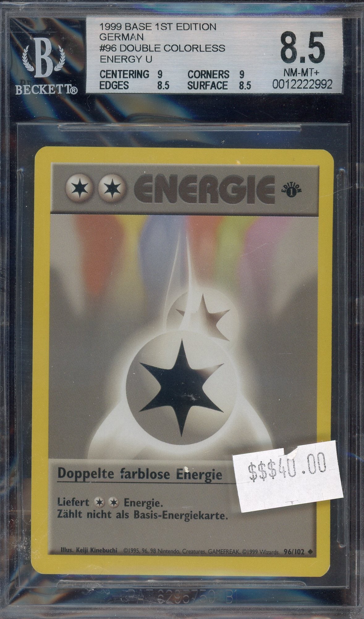 BGS 8.5 Energy 1st Edition German