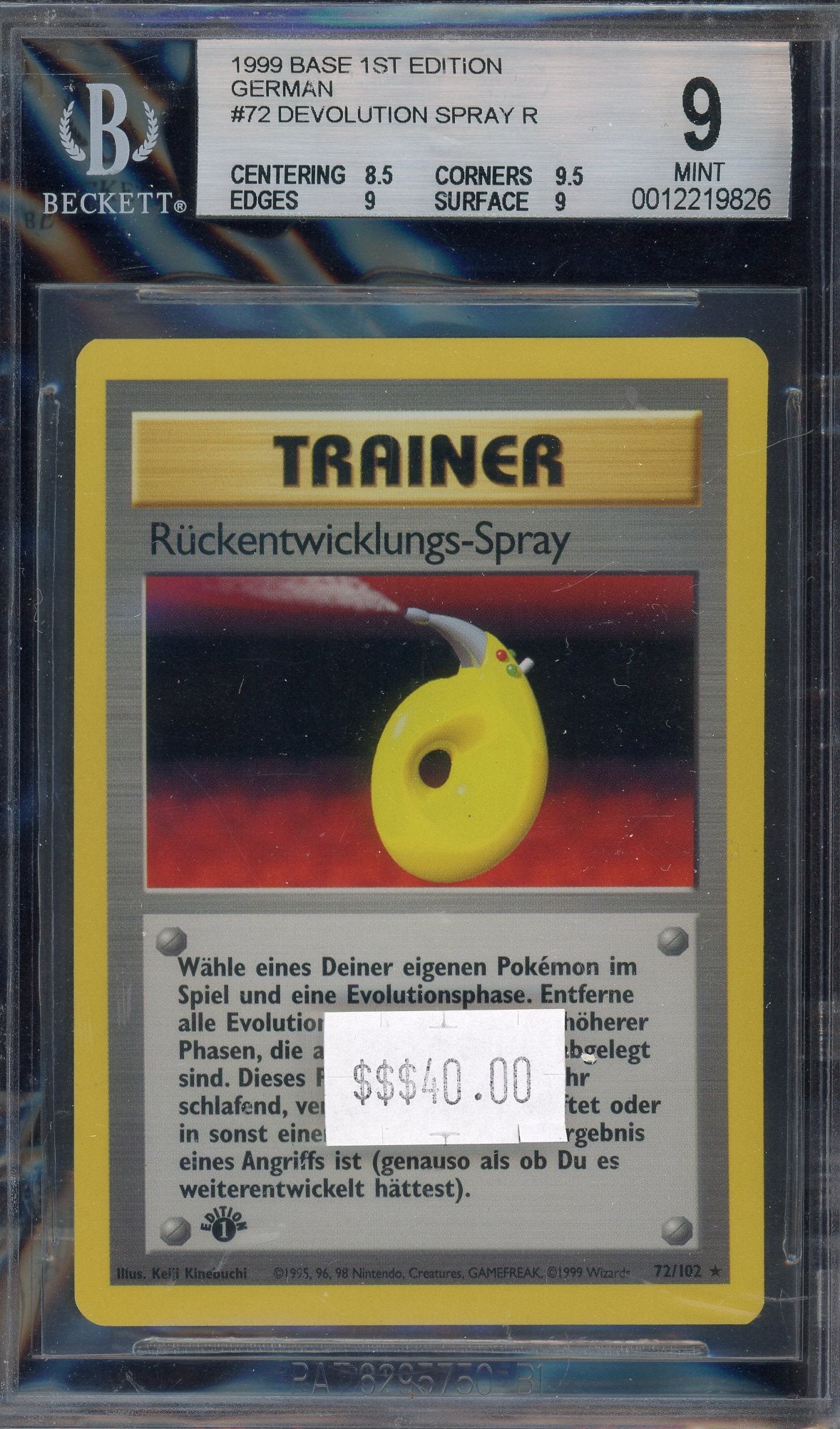 BGS 9 Devolution Spray 1st Edition German