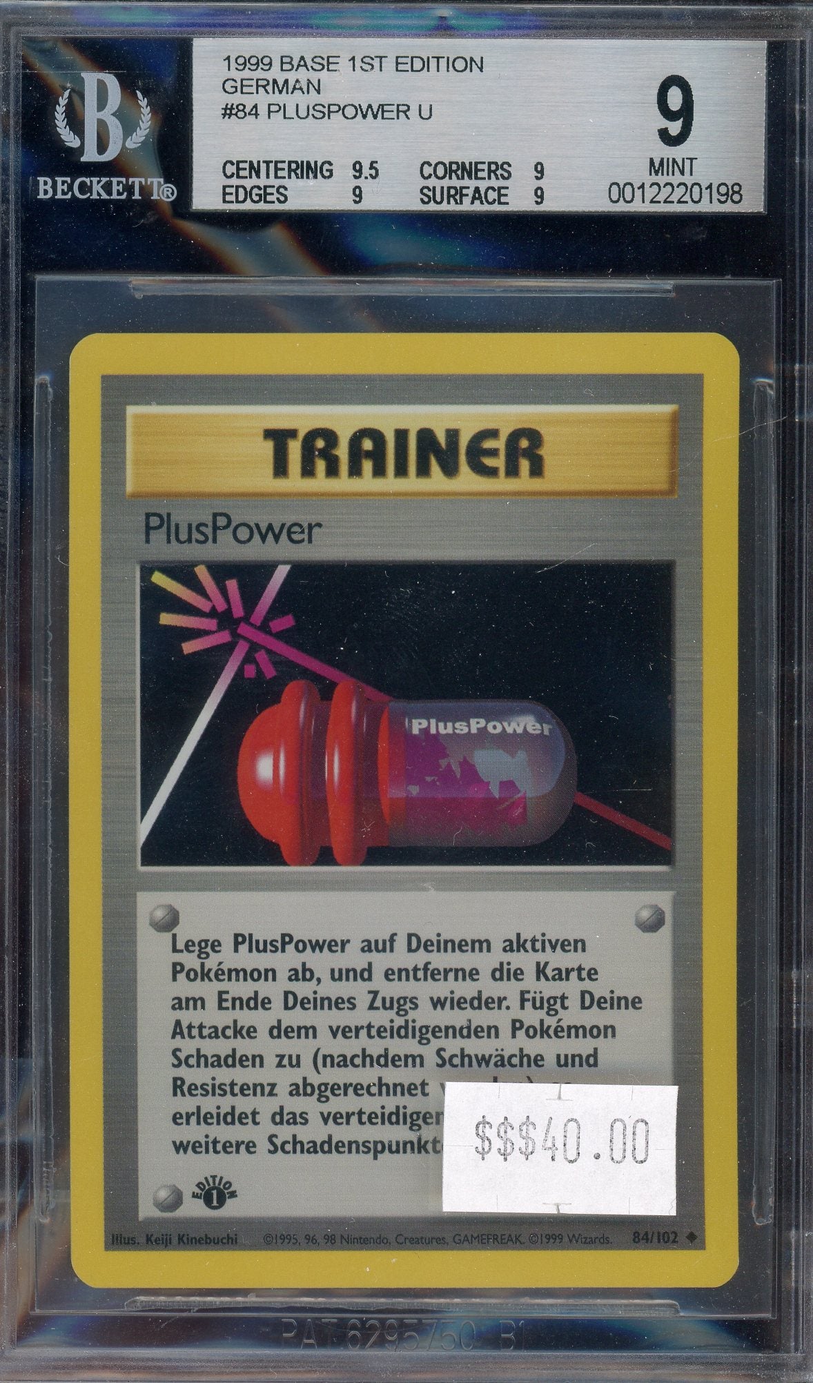 BGS 9 Pluspower 1st Edition German