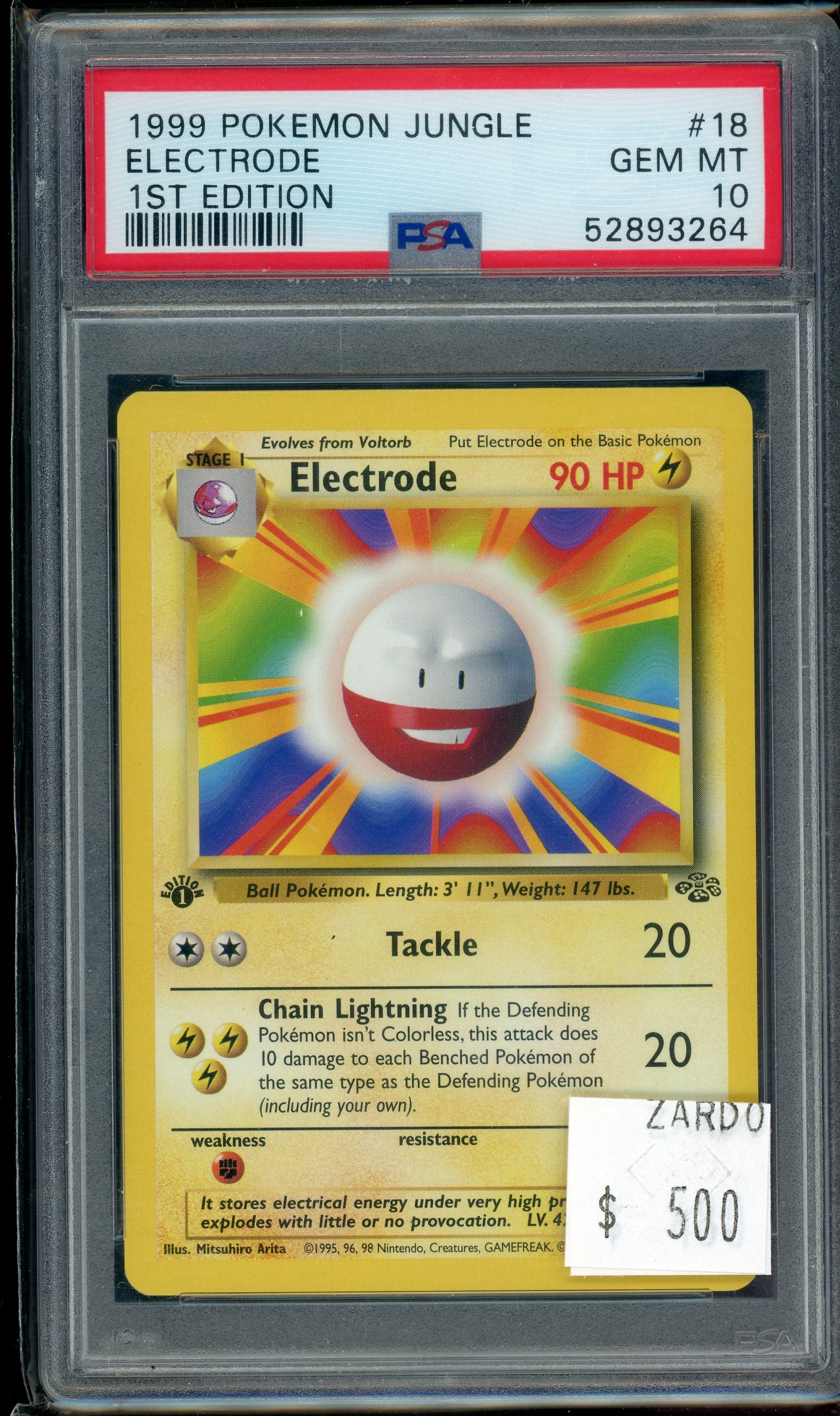 PSA 10 ELECTRODE 1ST EDITION