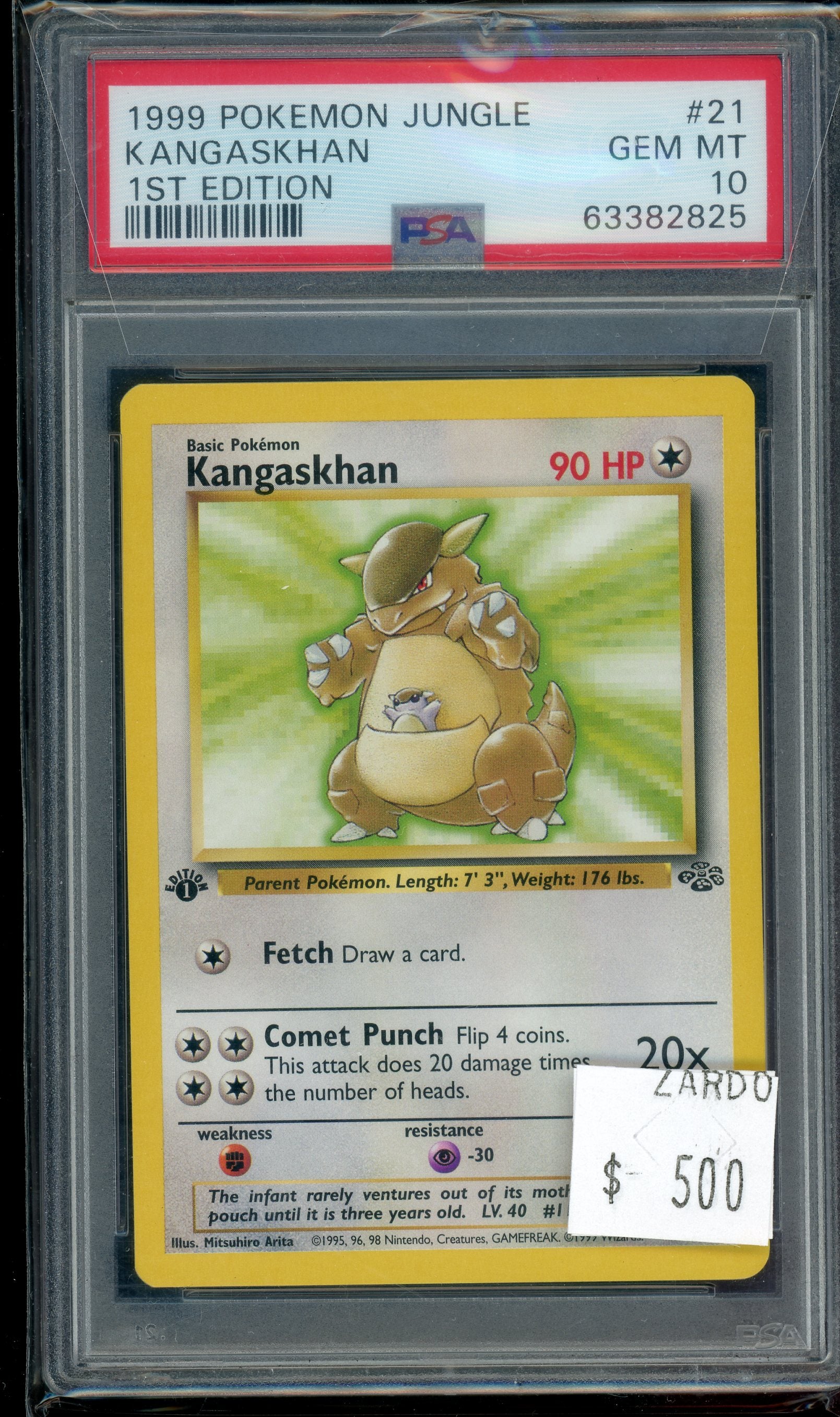 PSA 10 KANGASKHAN 1ST EDITION