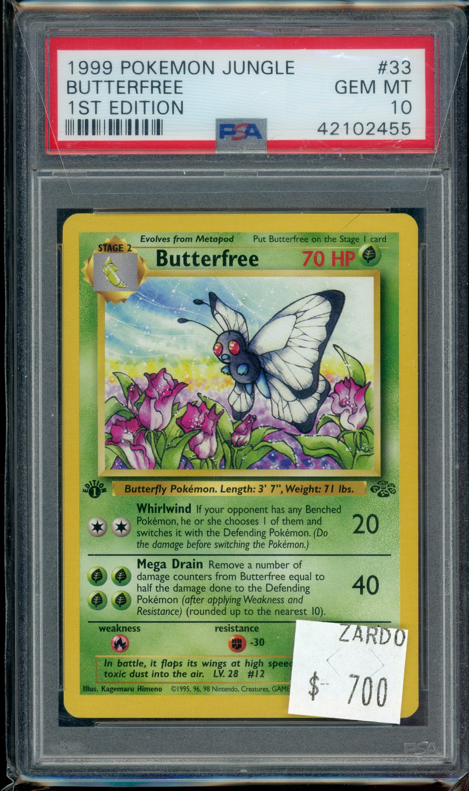 PSA 10 BUTTERFREE 1ST EDITION