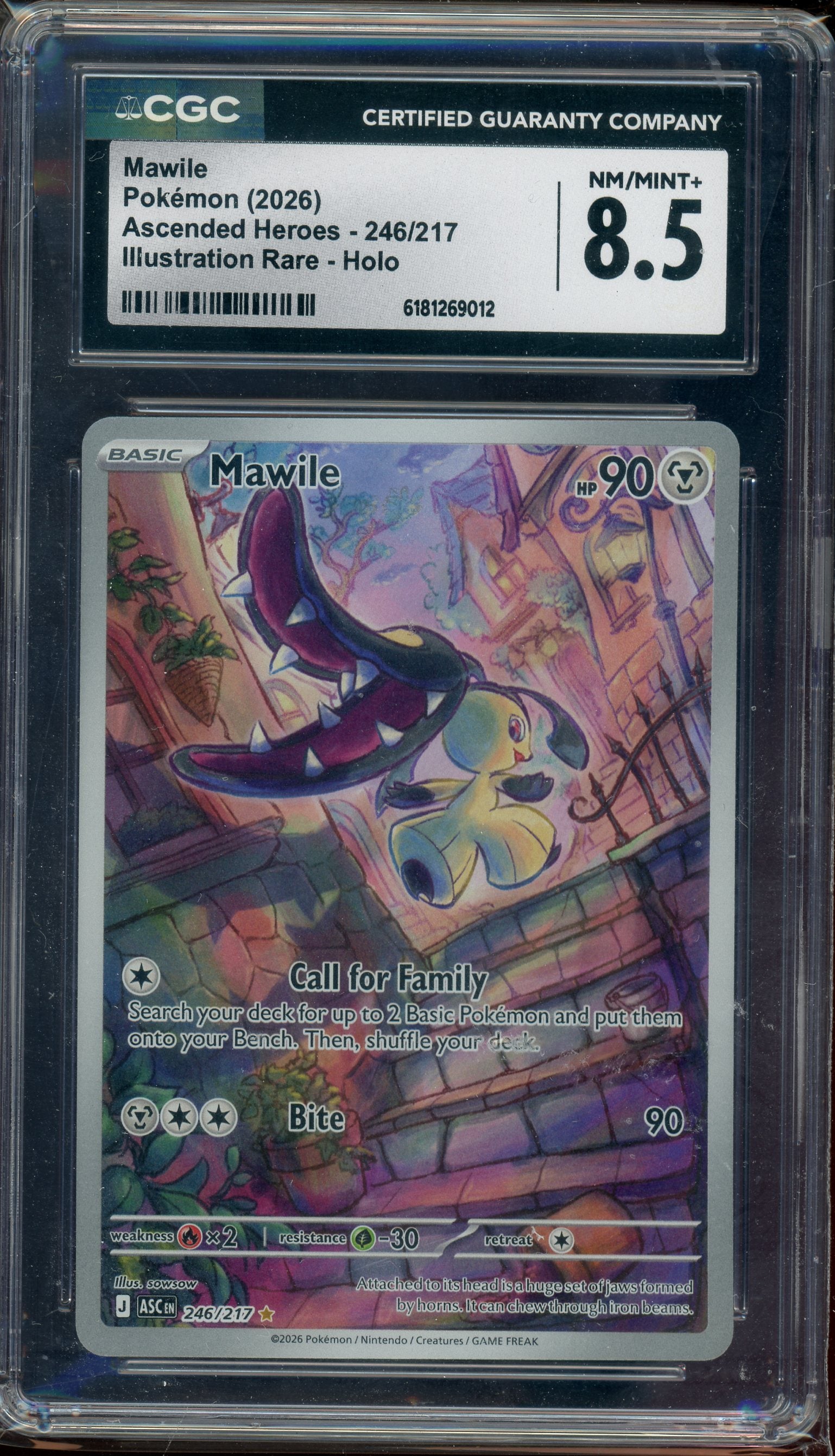 CGC 8.5 MAWILE ASCENDED HEROES