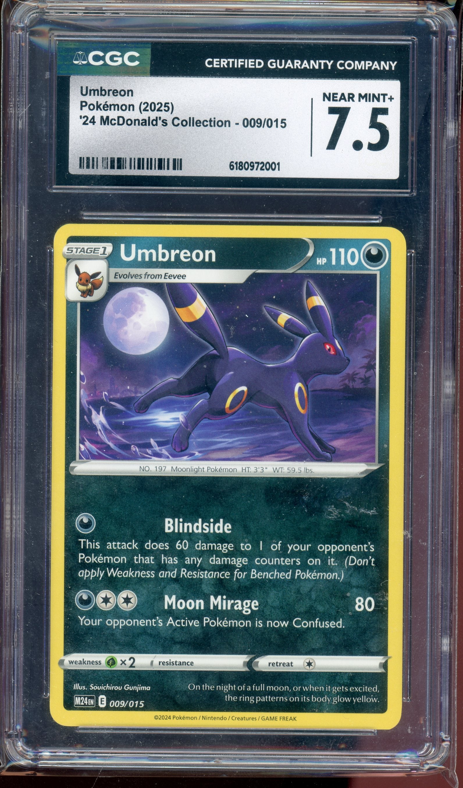 CGC 7.5 UMBREON MCDO