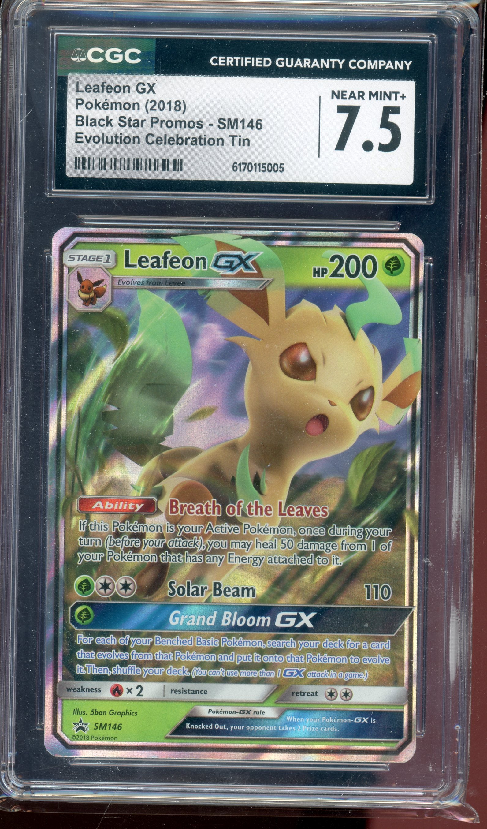 CGC 7.5 LEAFEON GX PROMO