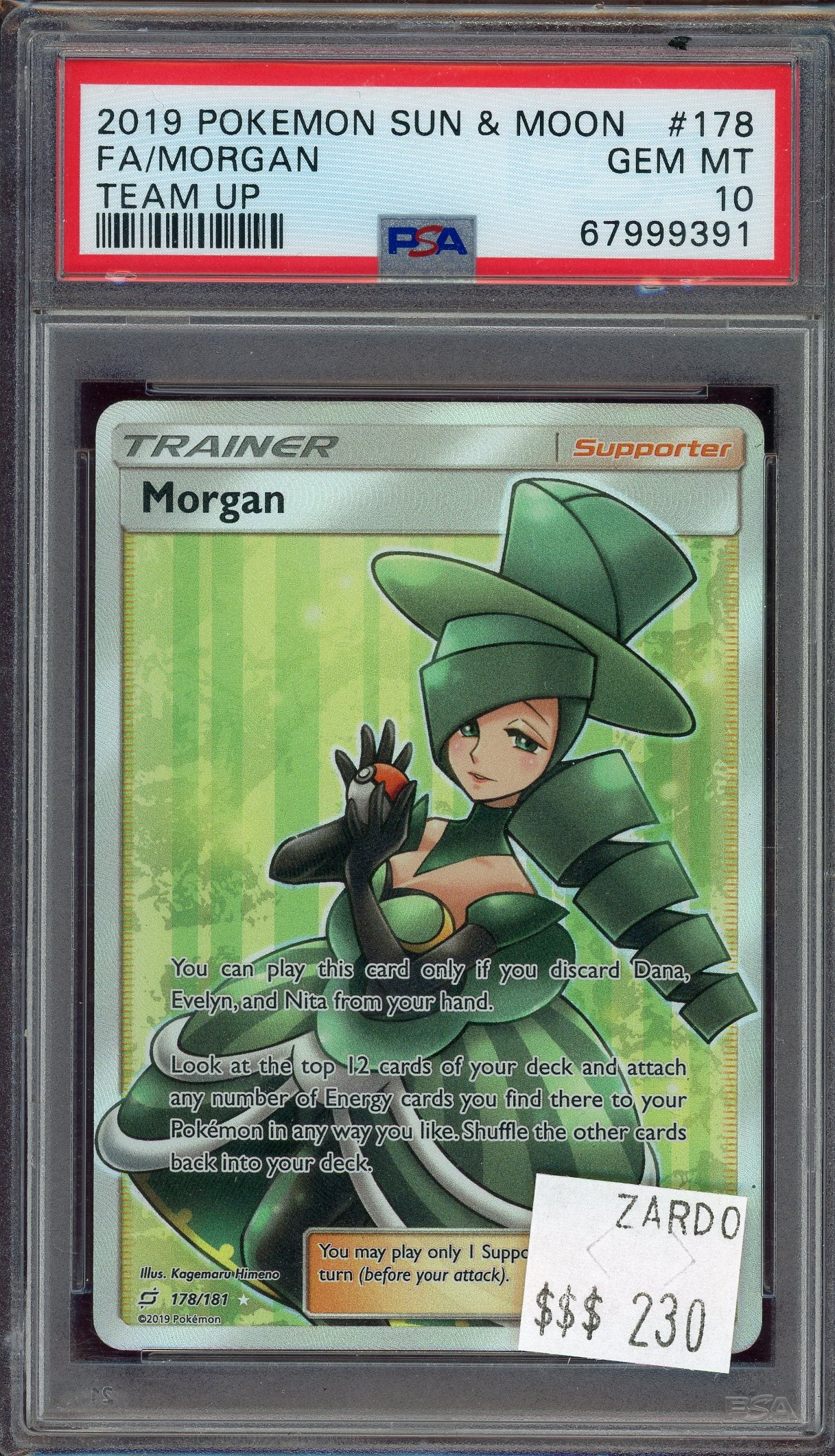 PSA 10 FA/MORGAN TEAM UP